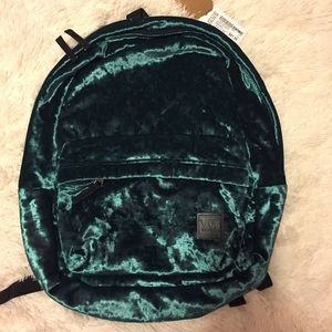 vans backpack velvet